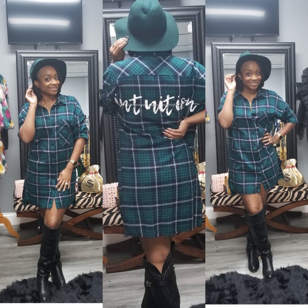 Plaid Top